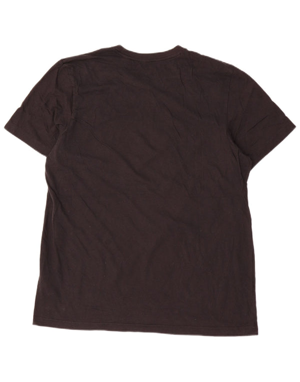 Adidas - Camiseta gráfica para hombre, talla grande, algodón negro