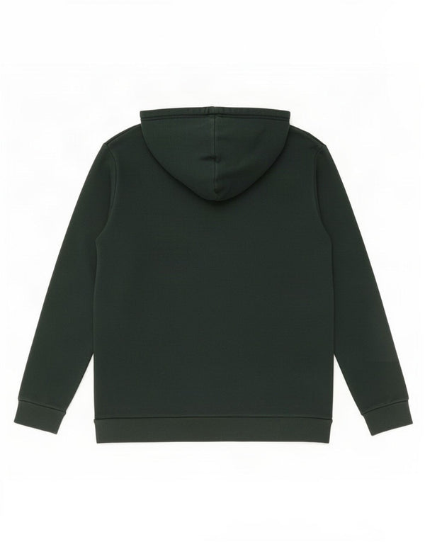 Adidas Hombre Sudadera Con Capucha Gráfica Jersey De Algodón Verde Medio