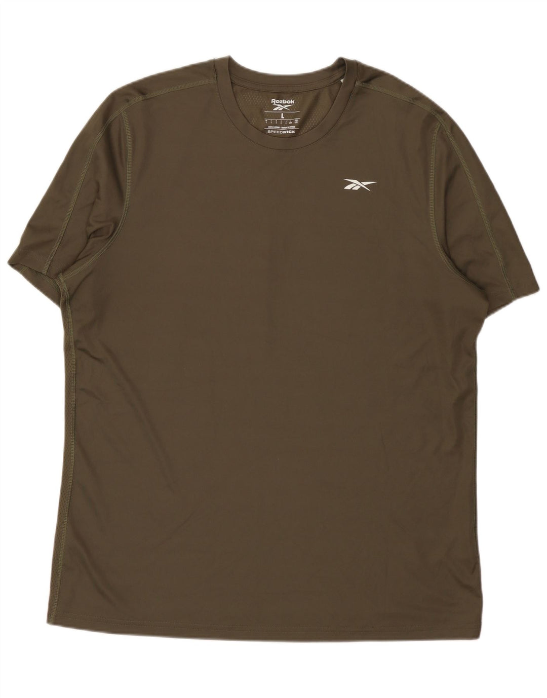 Camiseta Reebok Hombre Top Large Caqui Poliéster