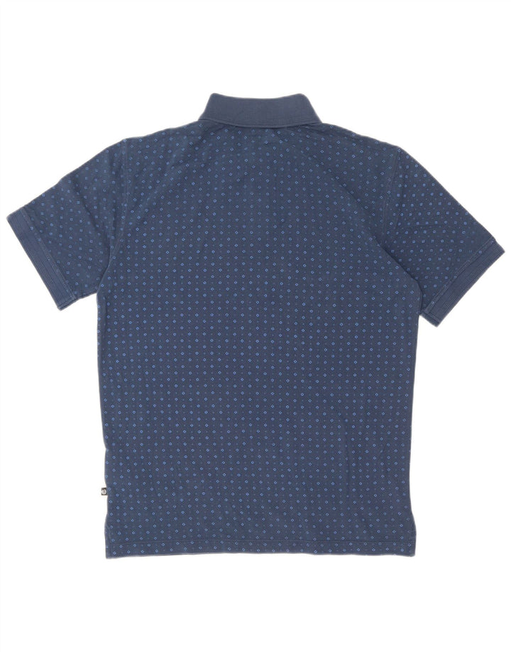 Bugatti Polo Hombre De Algodón Con Manchas Azul Medio