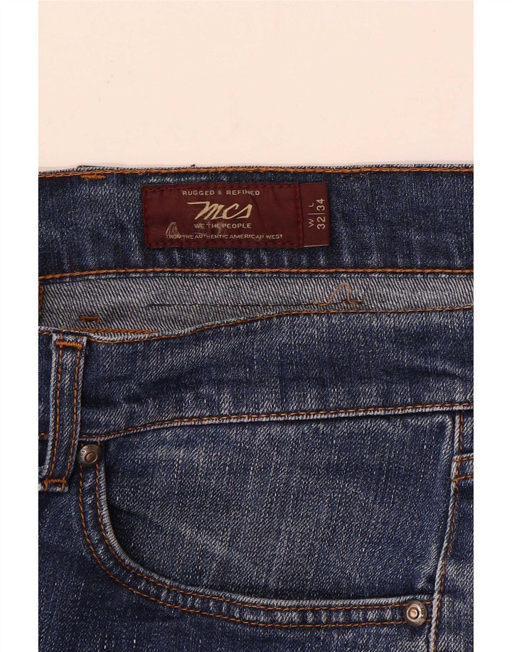 Marlboro Classics Vaqueros rectos para hombre W32 L32 Azul