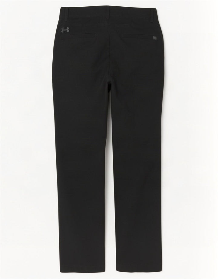 Under Armour Pantalón chino cónico para hombre W34 L30 Poliéster negro