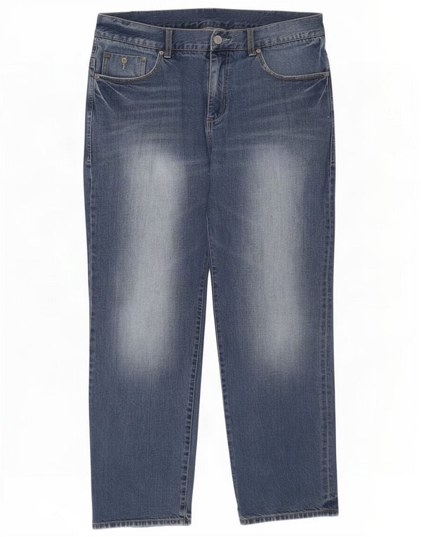 Armani Exchange Vaqueros rectos para hombre W36 L30 Azul