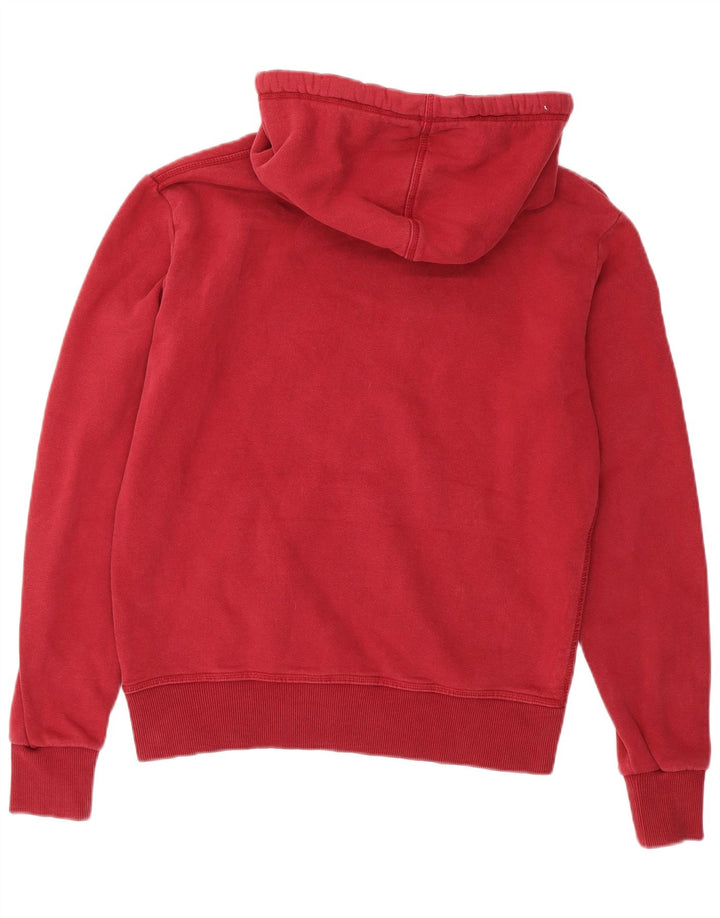 Superdry Jersey con capucha gráfica de algodón rojo medio para hombre