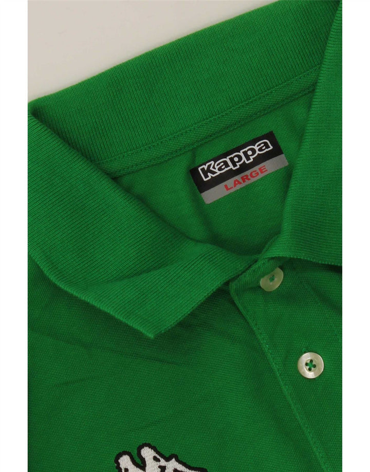 Polo Kappa Hombre Verde Grande