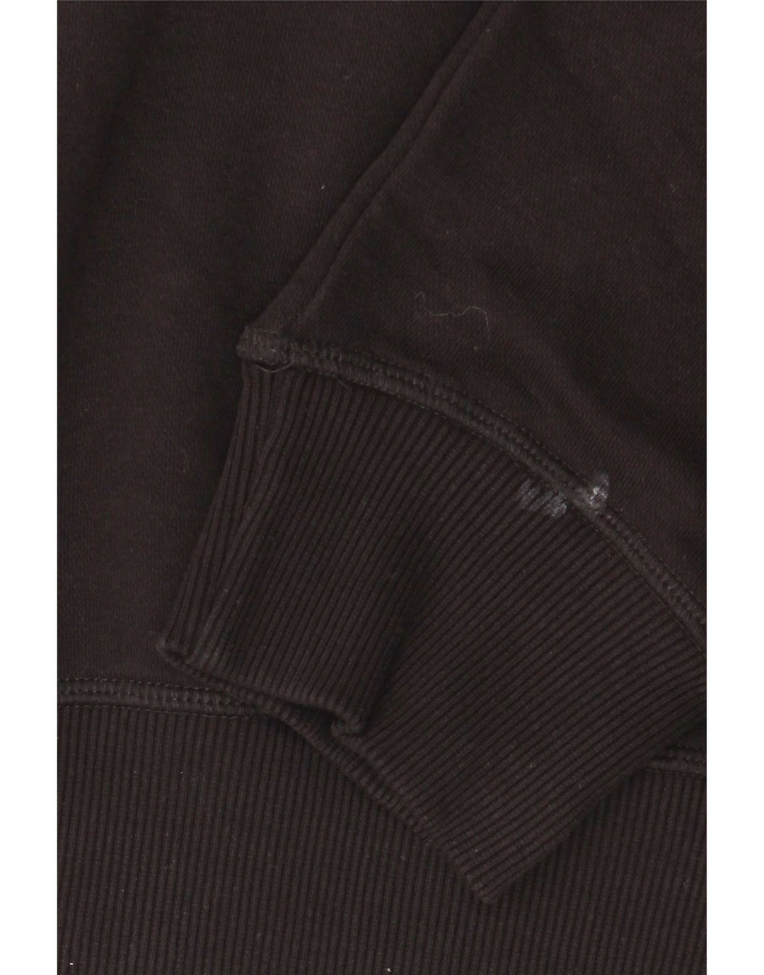 French Connection Sudadera tipo jersey para hombre, talla grande, algodón negro