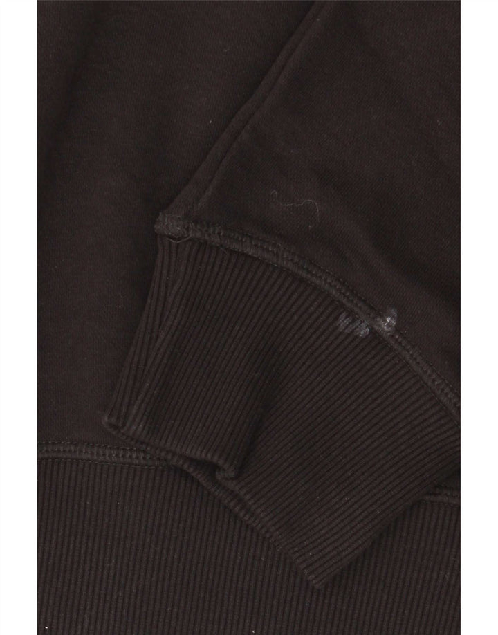 French Connection Sudadera tipo jersey para hombre, talla grande, algodón negro
