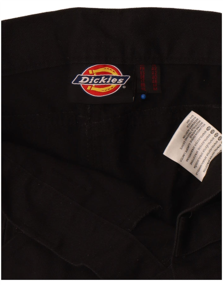 Dickies Pantalones cargo rectos para mujer UK 40 Large W32 L30 Poliéster negro