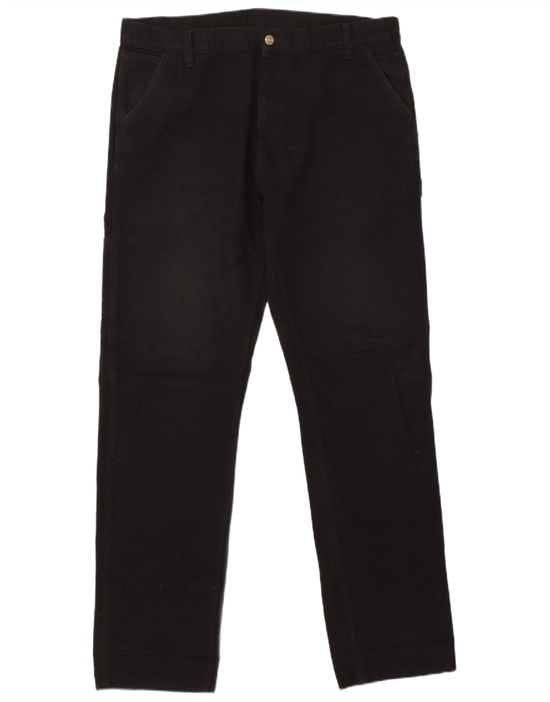 CARHARTT Pantalón cargo recto para hombre W36 L34 Poliéster negro