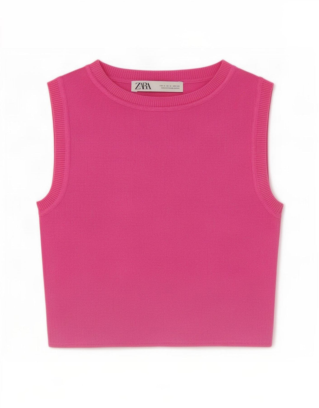 Zara Mujer Chaleco Top UK 10 Small Rosa