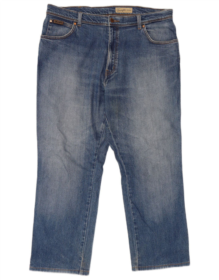 Wrangler Vaqueros Rectos Texas Para Hombre W38 L27 Algodón Azul