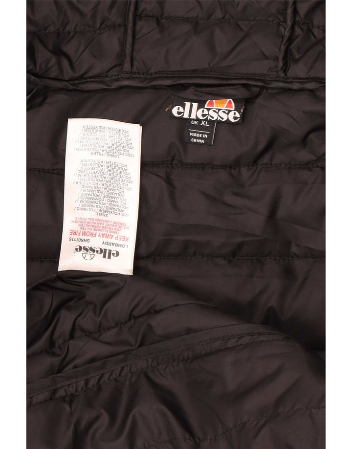 Chaqueta acolchada con capucha para hombre Ellesse UK 42 XL Poliamida gris