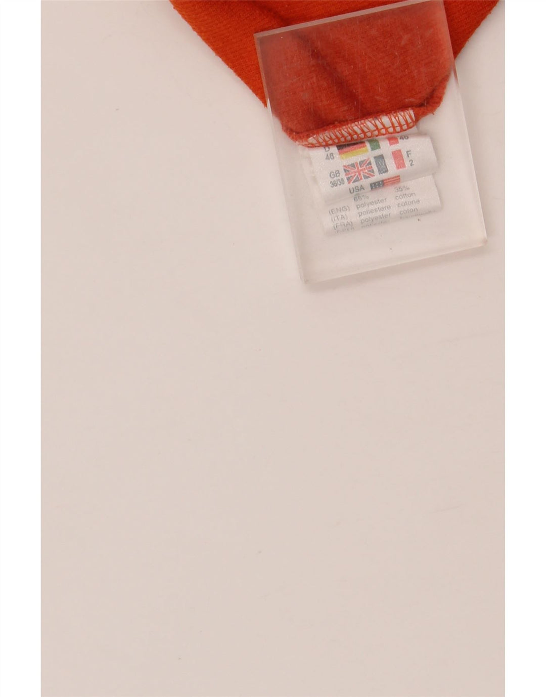 LOTTO Polo para hombre ES 36/38 Small Blanco Colorblock Poliéster