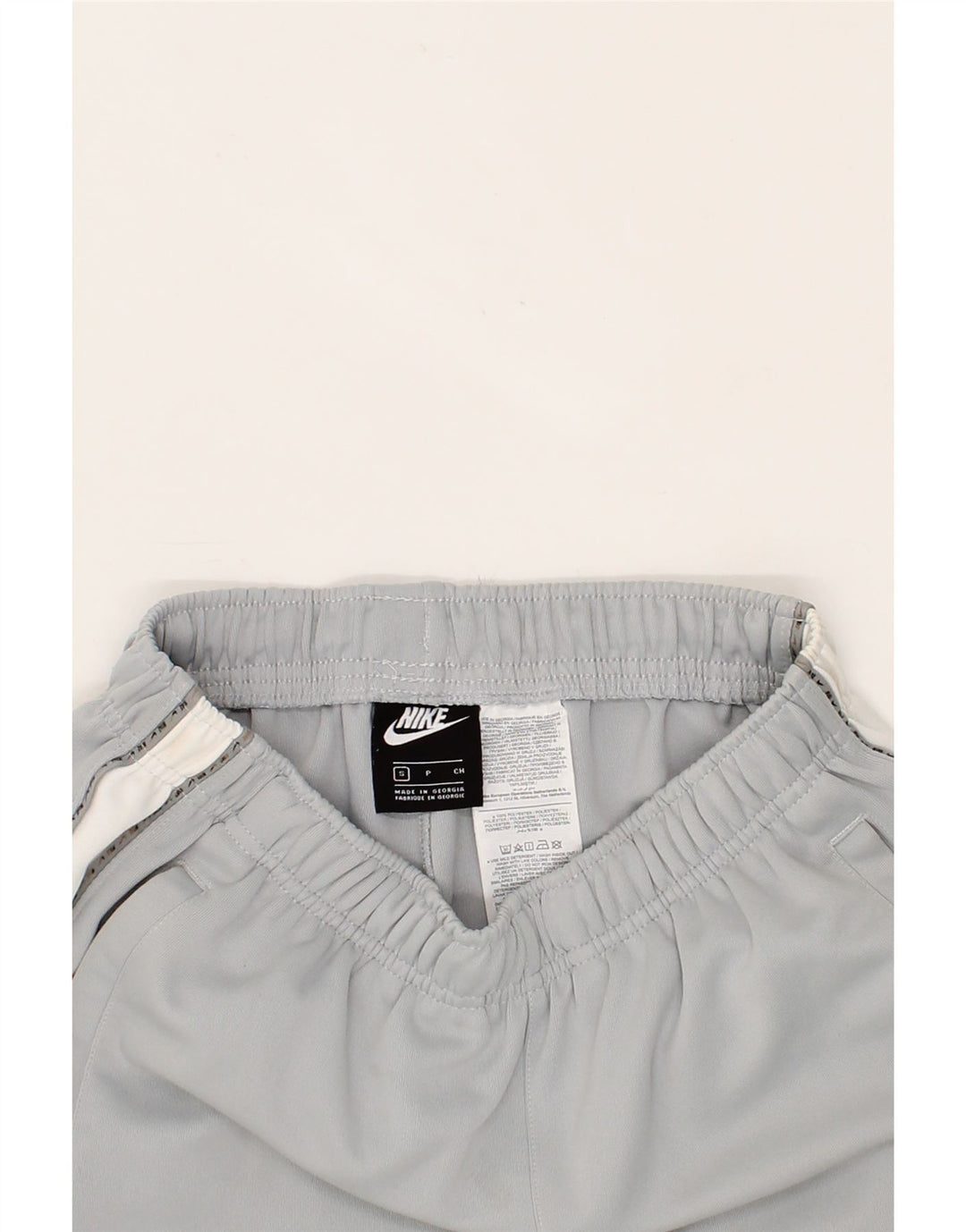 NIKE Hombre Pantalones de chándal Joggers Small Gris Colorblock Poliéster