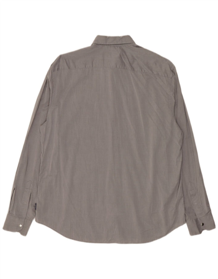 Camisa Armani Collezioni Hombre 2XL Gris
