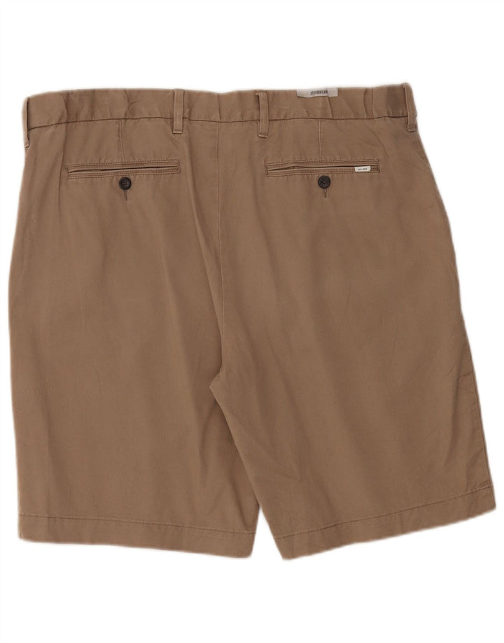 Marks & Spencer Pantalones cortos chinos para hombre W40 XL Algodón beige