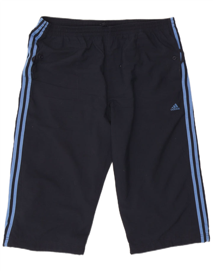 Adidas Mens Bermuda Sport Shorts 2XL Azul Marino Poliéster