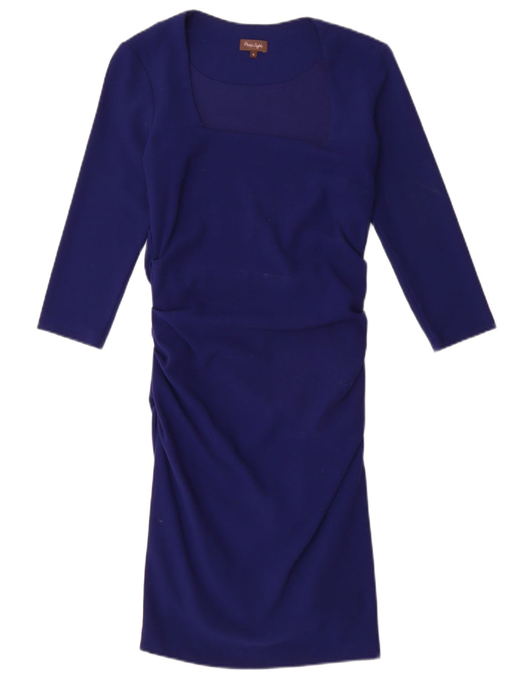 PHASE EIGHT Vestido ajustado de manga 3/4 para mujer UK 8 Pequeño Poliéster azul