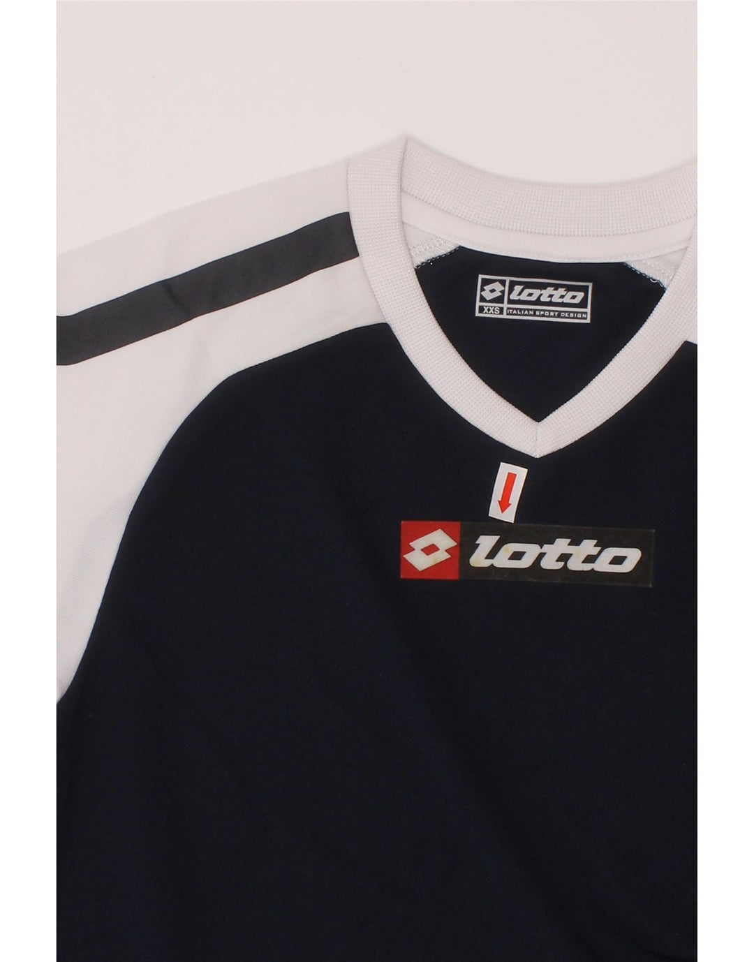LOTTO Camiseta gráfica para niño 5-6 años 2XS Azul marino Colorblock