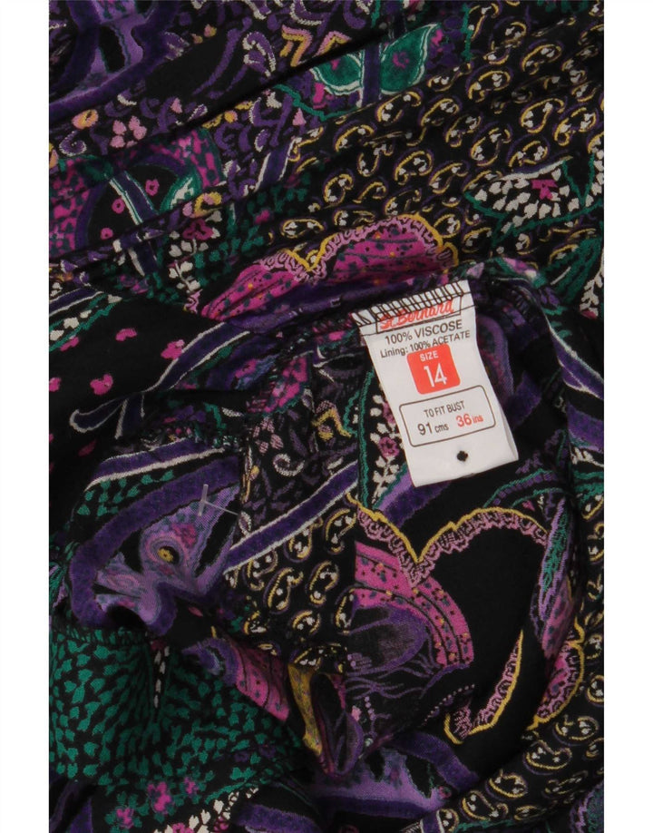 Blusa tipo camisa para mujer St. Bernard UK 44 Medium Paisley multicolor