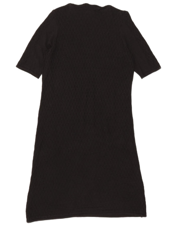 Marks & Spencer Vestido tipo jersey de manga corta para mujer Per Una UK 46 Grande Negro