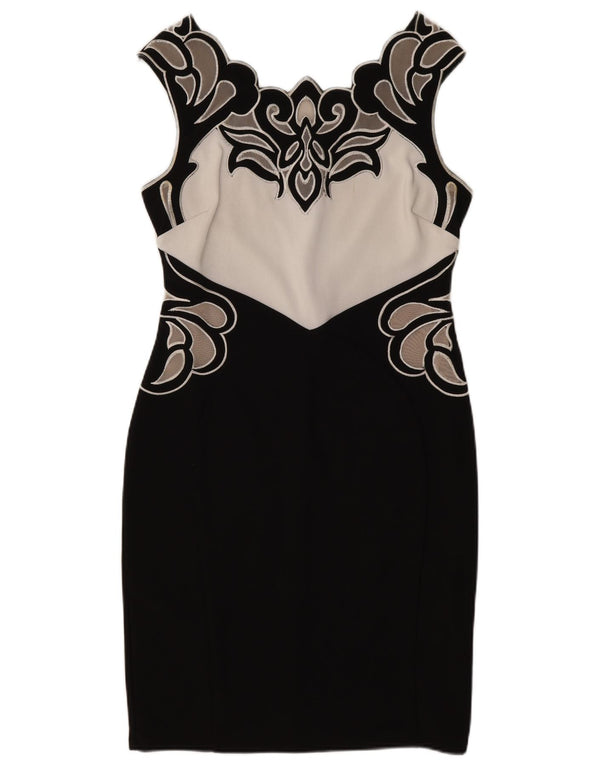 Lipsy Vestido tubo sin mangas para mujer UK 44 Large Poliéster de cachemira negro