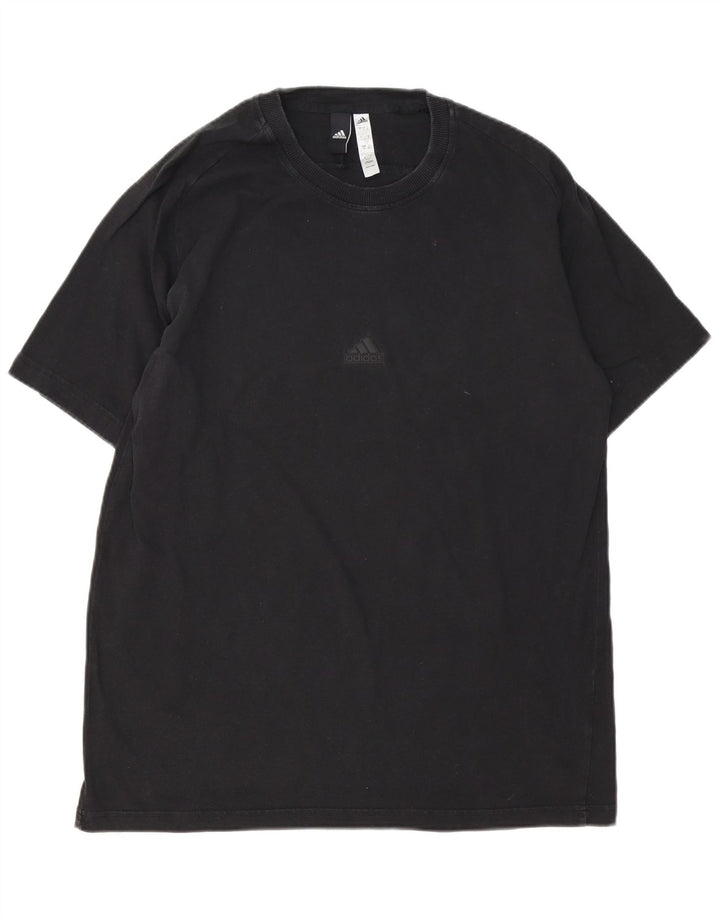 ADIDAS Camiseta Hombre Top Grande Algodón Negro