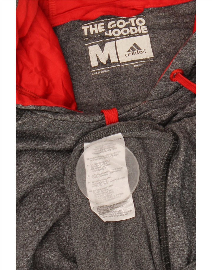 ADIDAS Jersey con capucha Climawarm para hombre Poliéster moteado gris medio