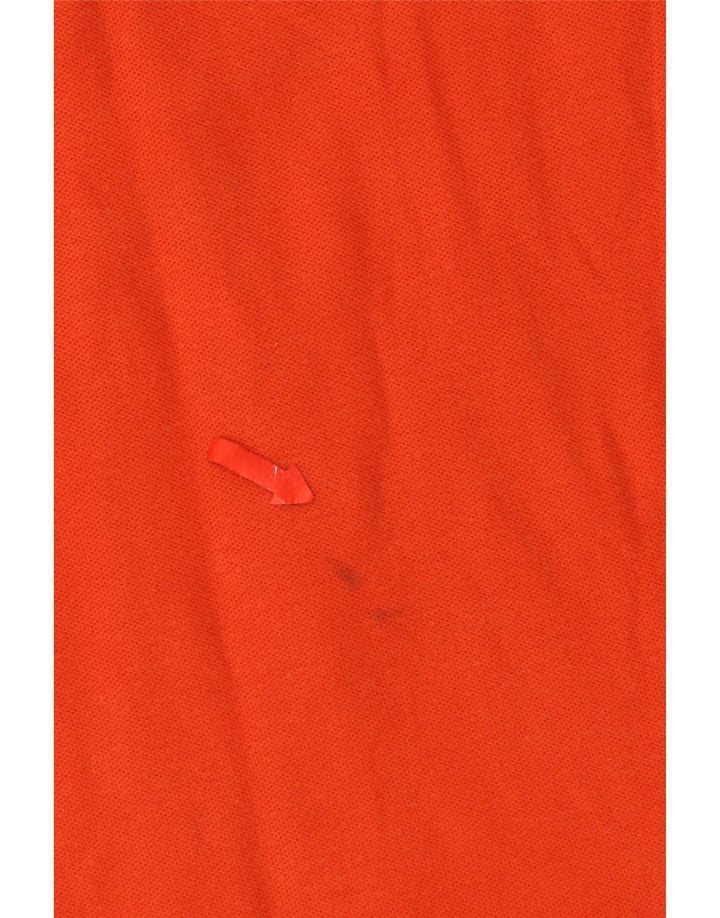 Fila Polo Hombre Grande Naranja Algodón