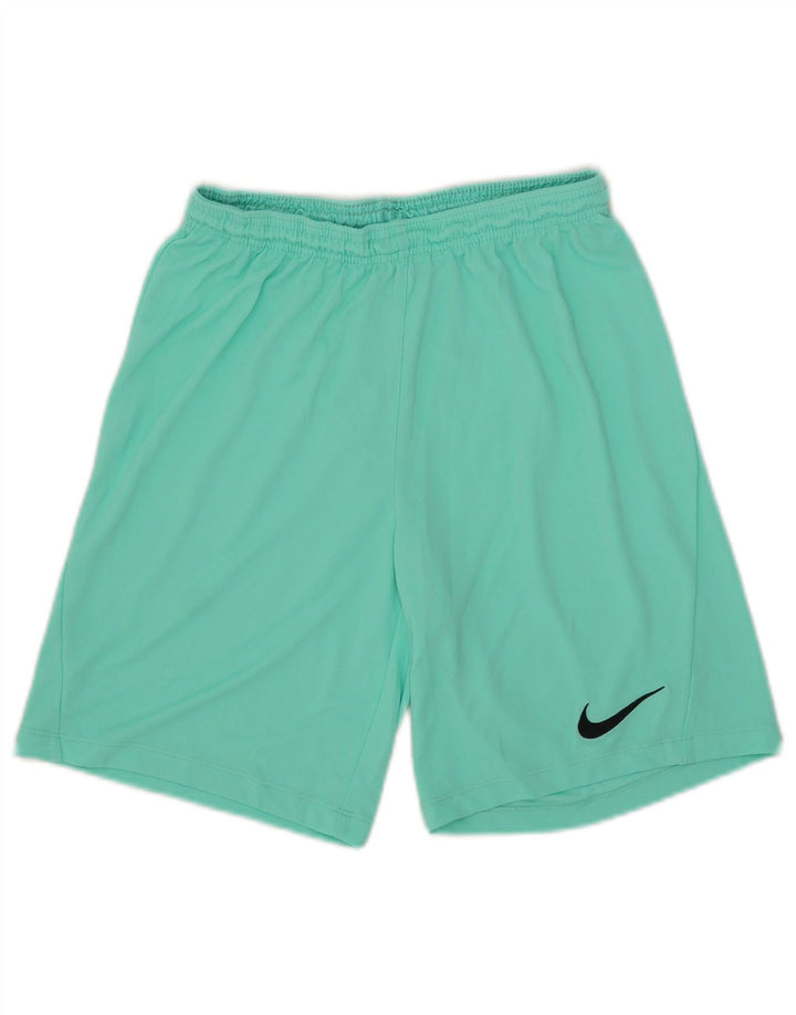 Nike Dri Fit - Pantalones cortos deportivos para hombre, poliéster, color turquesa medio