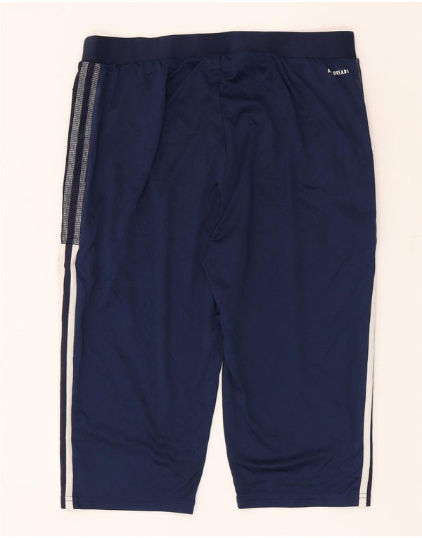 Adidas Mens Aeroready Bermuda Sport Shorts Grande Azul Marino Poliéster