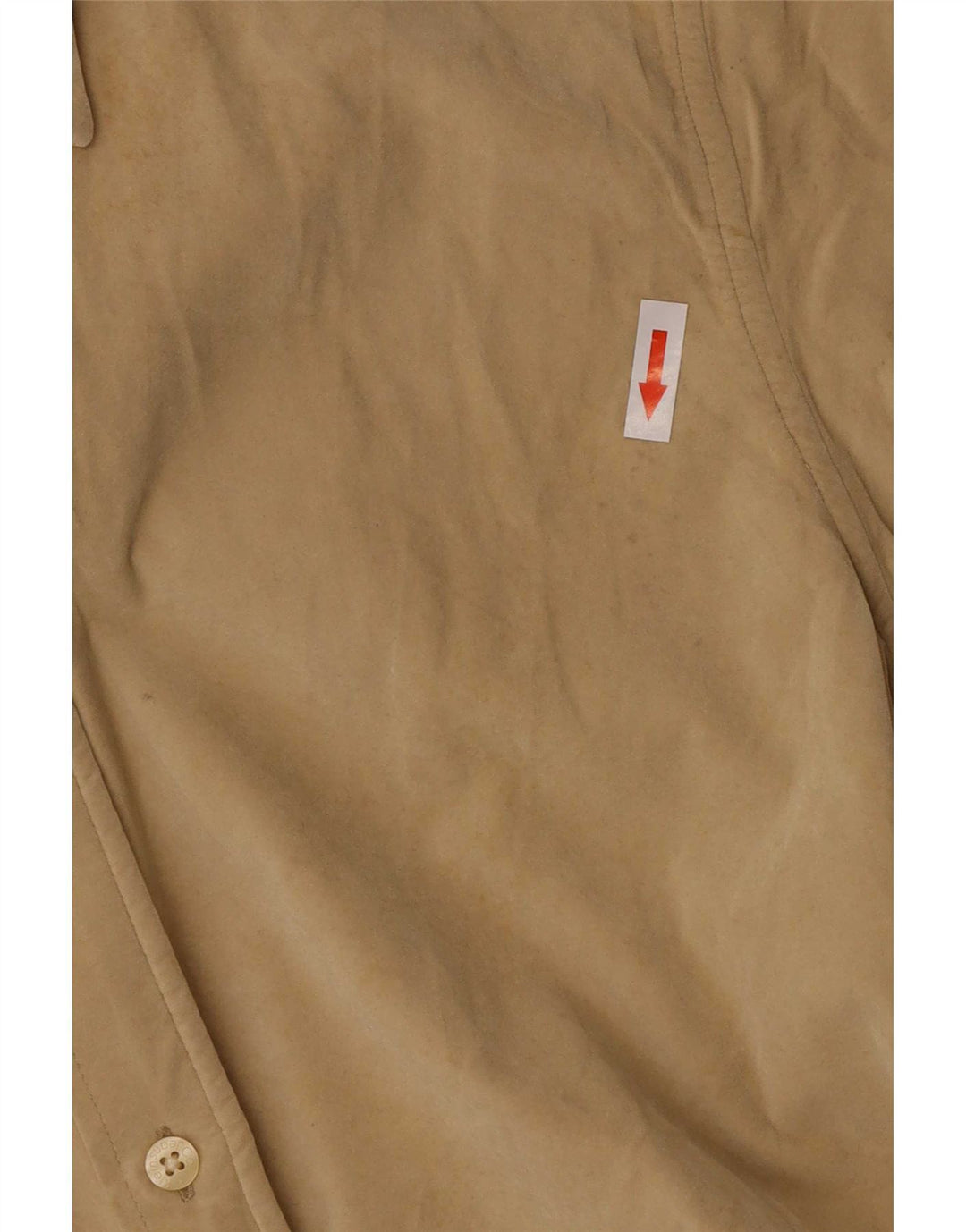 Camisa Calvin Klein Jeans Hombre Grande Viscosa Beige