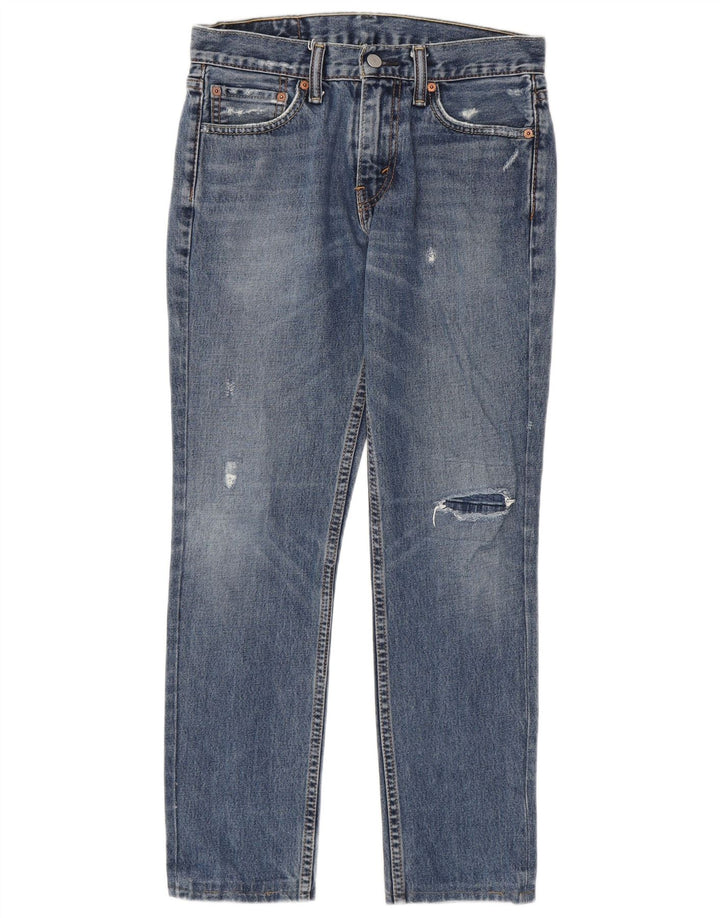 Levi's Mujer 511 Vaqueros Slim Desgastados W30 L28 Algodón Azul