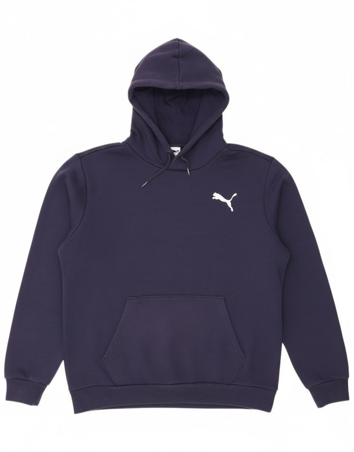 Puma Hombre Sudadera Con Capucha Jumper Medium Azul Marino