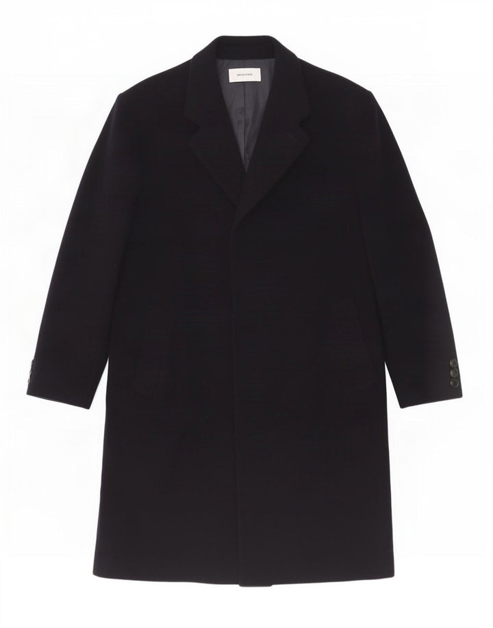 Jon Braye Abrigo para hombre UK 42 XL Lana azul marino