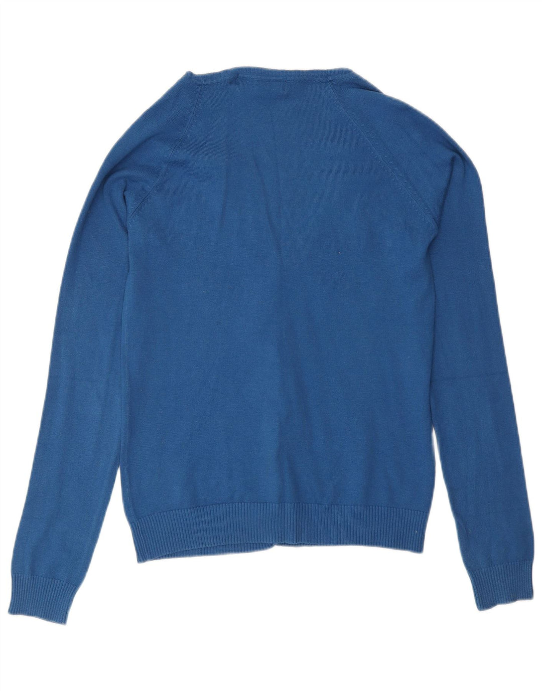 Zara Mujer Cárdigan Suéter UK 44 Grande Azul