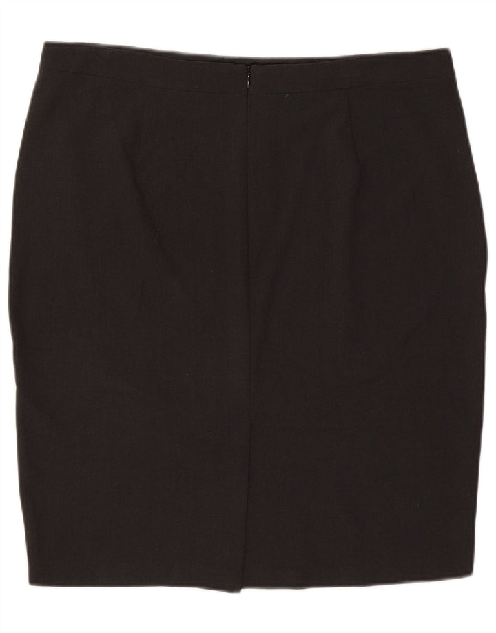 Marks & Spencer Falda lápiz para mujer UK 46 Large W34 Poliéster gris