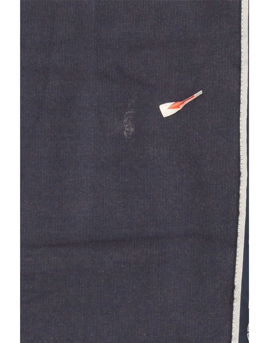 Asics Hombre Pantalones De Chándal Gráfico Mediano Azul Marino Rayas