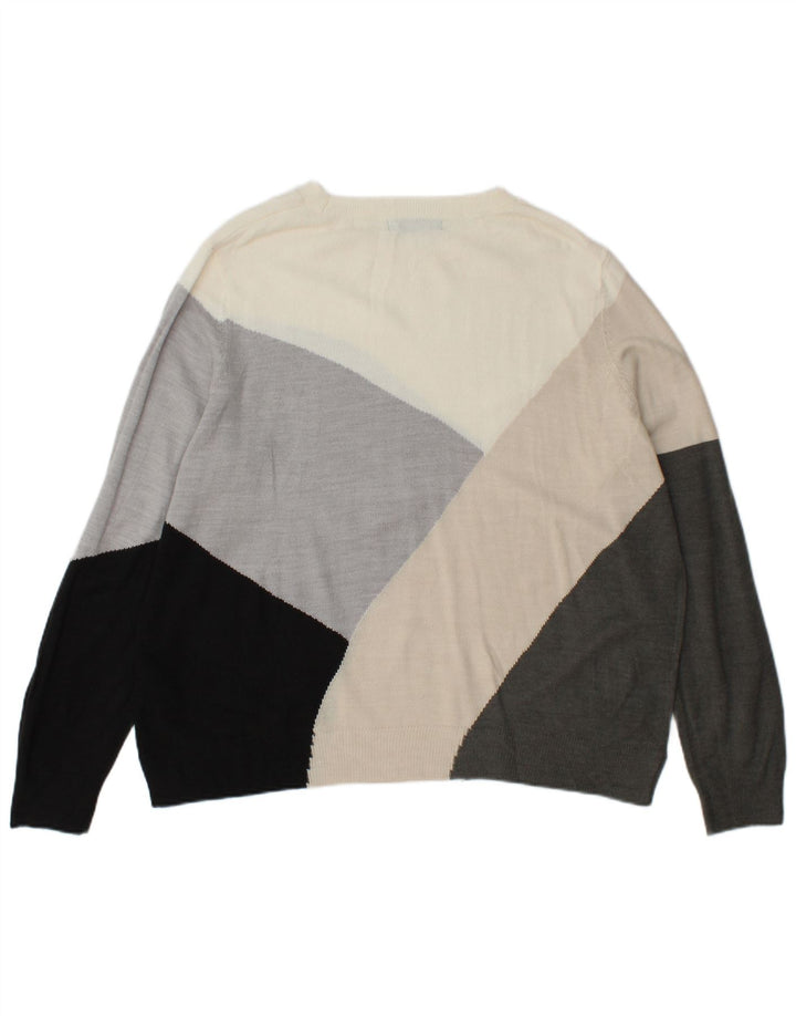Marks & Spencer Jersey con Cuello Barco para Mujer UK 46 Grande Gris