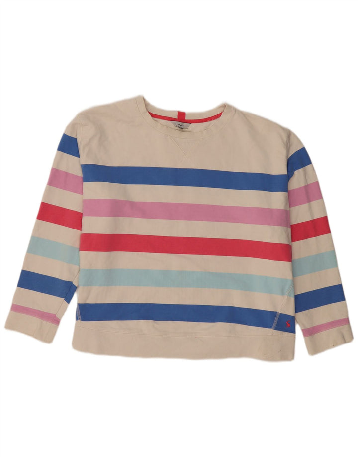 Joules Sudadera para Mujer Jersey UK 20 2XL Algodón a Rayas Multicolor