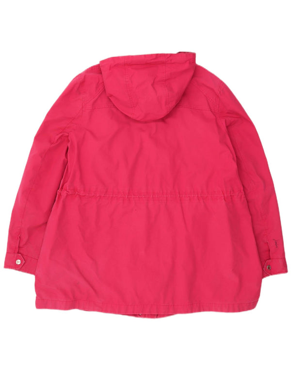 Chubasquero con capucha para mujer Joules UK 40 XL Algodón rosa