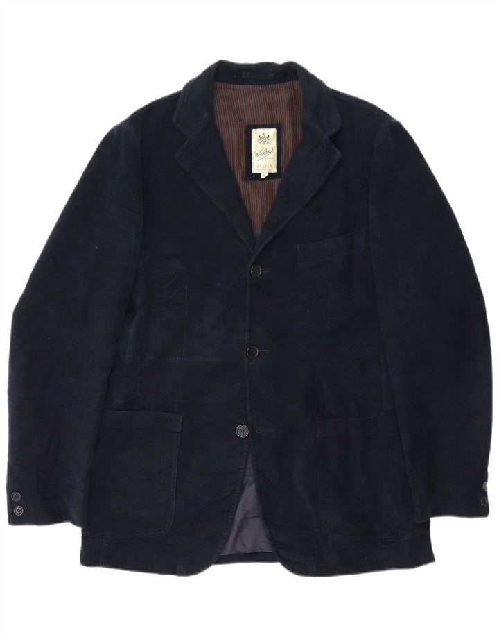 Woolrich Chaqueta tipo blazer de 3 botones para hombre UK 38 Medium Azul marino Clásico