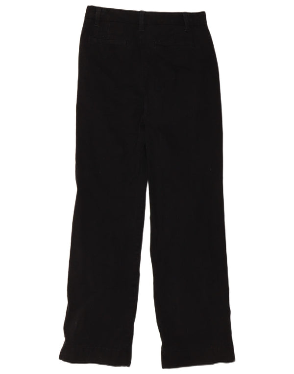 Marks & Spencer Pantalones chinos rectos para mujer UK 6 XS W26 L27 Algodón negro