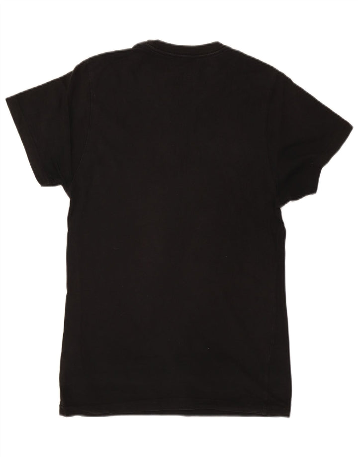 VANS Camiseta gráfica de ajuste personalizado para hombre Top pequeño de algodón negro