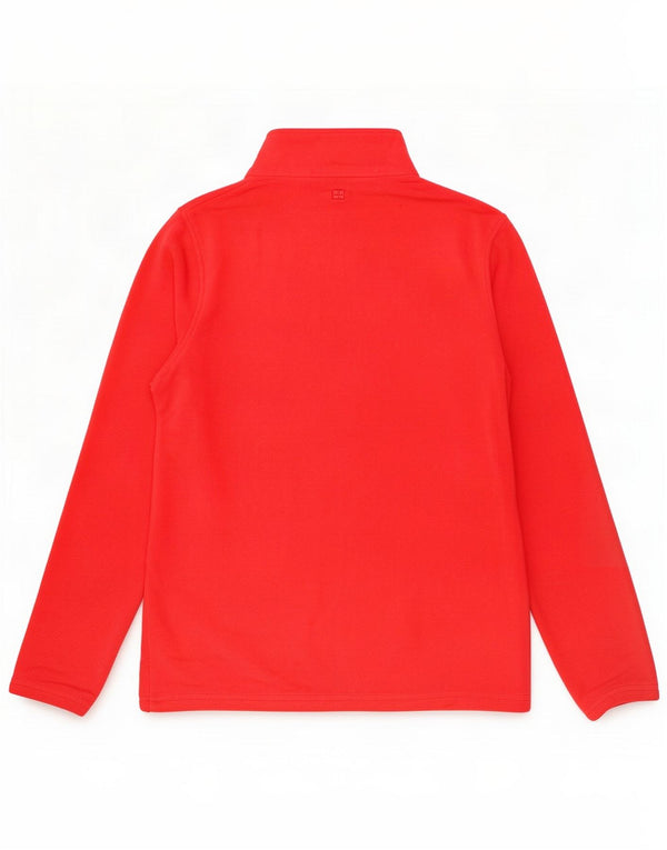 Jersey polar con cremallera y cuello para mujer de Mountain Warehouse UK 44 Poliéster rojo mediano