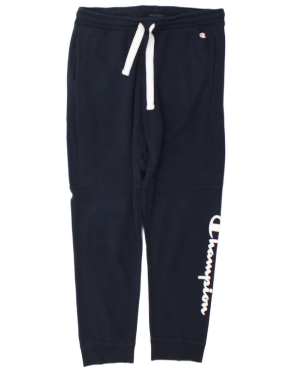 Champion Pantalones De Chándal Con Gráficos Para Hombre Joggers Large Azul Marino Algodón