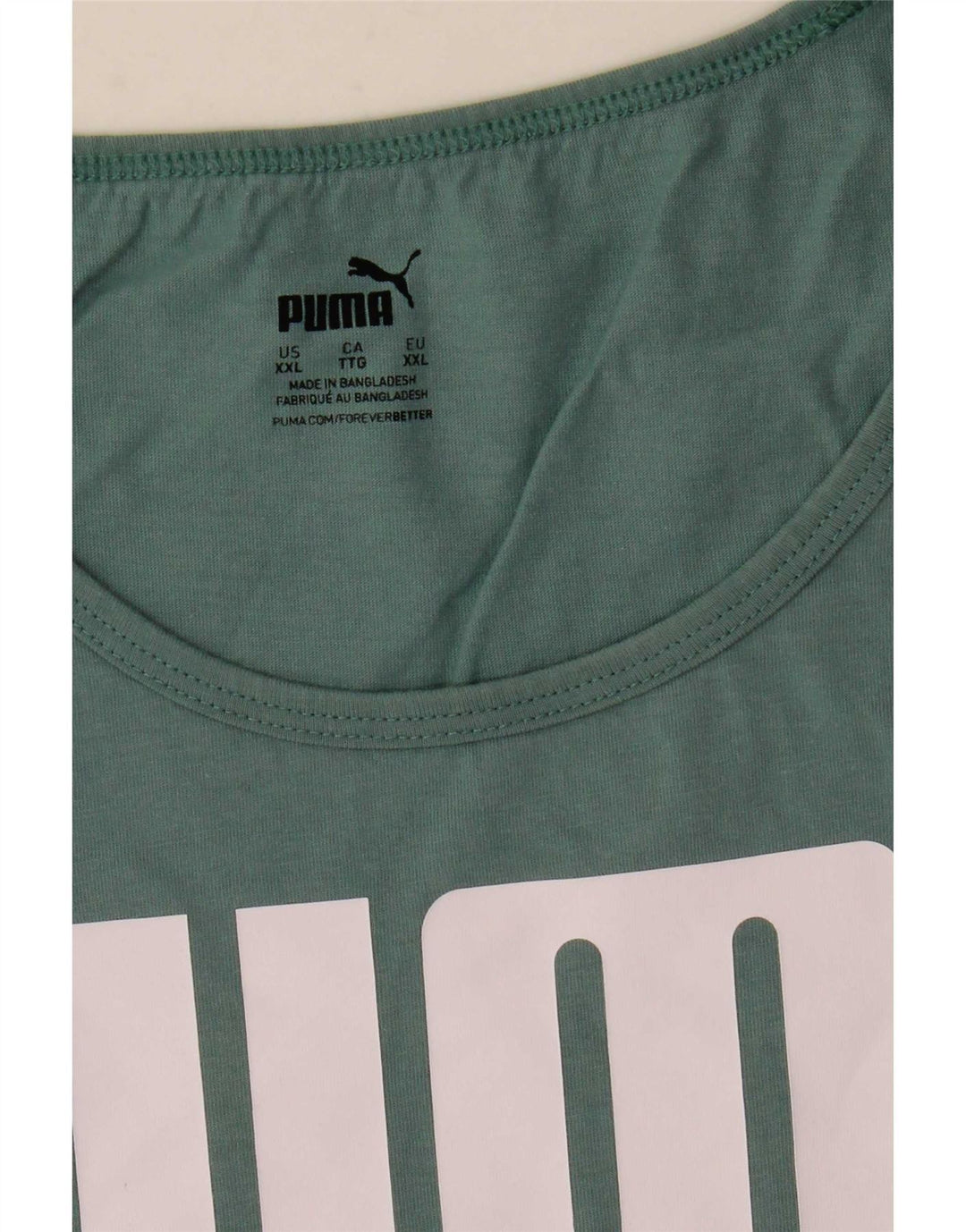 Puma Camiseta sin mangas gráfica para hombre 2XL Verde