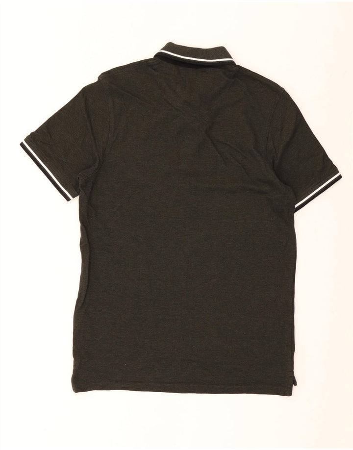 JACK & JONES Polo De Hombre De Algodón A Rayas Verde Medio