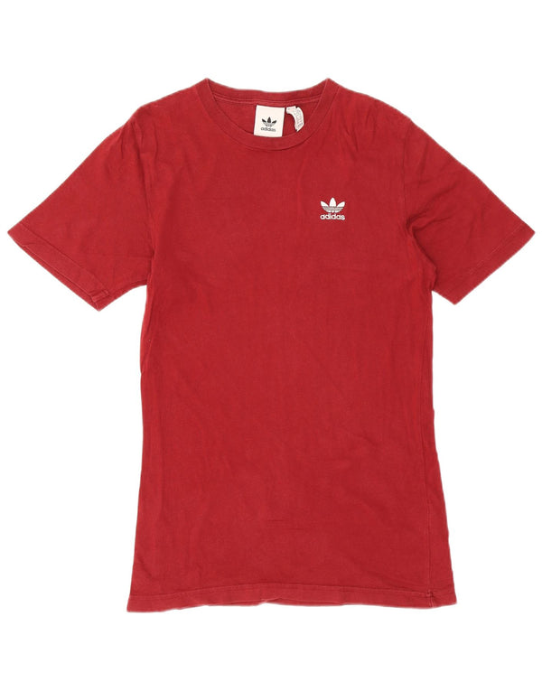 Adidas Hombre Camiseta Top XS Rojo Algodón