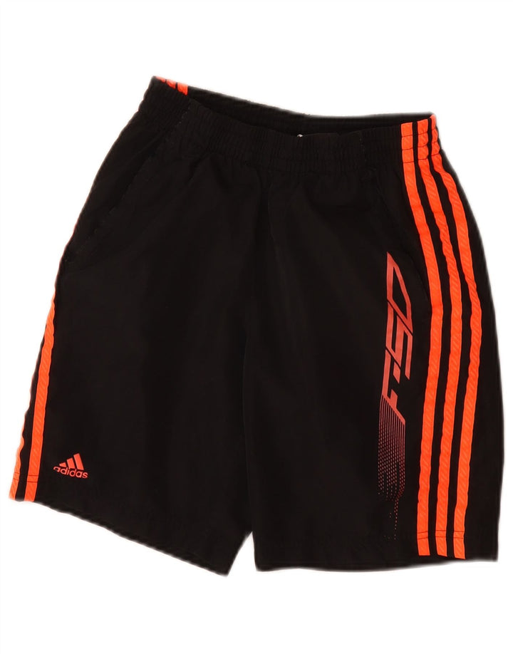ADIDAS Pantalones cortos deportivos F50 Graphic para niños 11-12 años Negro Poliéster